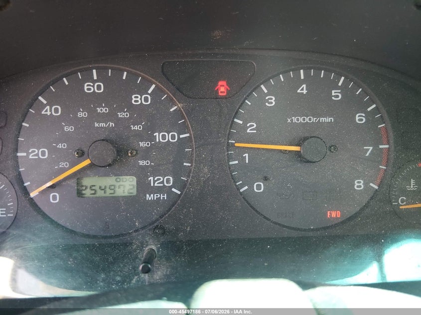1998 Subaru Forester VIN JF1SF6359WH710922 IAAI salvage auction — NORMAL WEAR, Regular (Nevada), sold $25 on 2026-07-17 (photo 7)