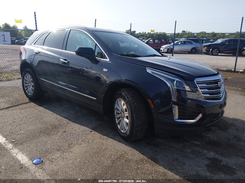2017 Cadillac Xt5 VIN 1GYKNARS6HZ156310 IAAI salvage auction — LEFT FRONT, Wait Title, sold $1,800 on 2026-08-30 (photo 1)