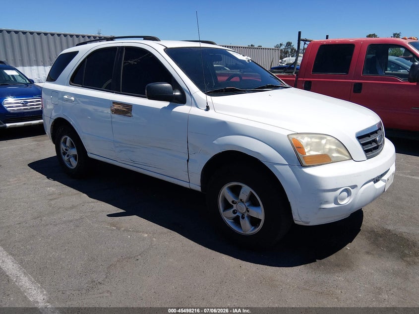 2008 Kia Sorento VIN KNDJC735985819812 IAAI salvage auction — SIDE, Salvage (California), sold $575 on 2026-07-16 (photo 1)