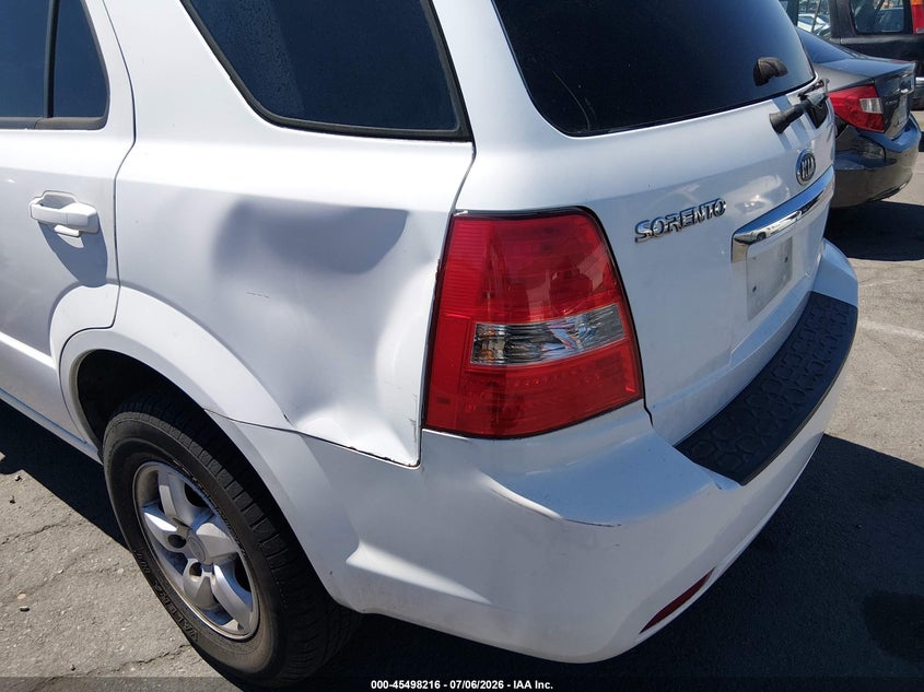 2008 Kia Sorento VIN KNDJC735985819812 IAAI salvage auction — SIDE, Salvage (California), sold $575 on 2026-07-16 (photo 6)