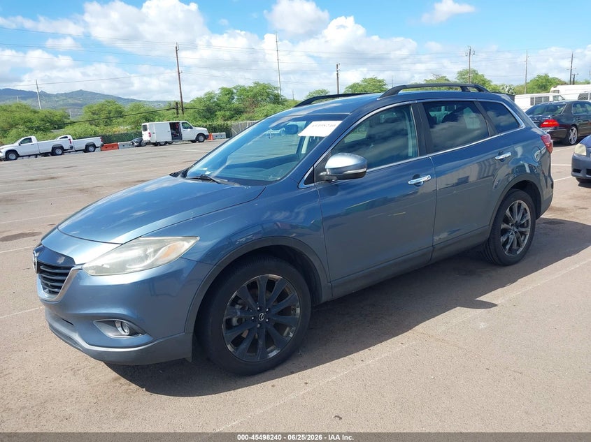 2014 Mazda Cx-9 VIN JM3TB2DV0E0435172 IAAI salvage auction — NORMAL WEAR, Clear (Hawaii), sold $775 on 2026-07-28 (photo 2)