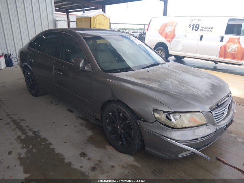 2009 Hyundai Azera VIN KMHFC46F89A388165 IAAI salvage auction — NORMAL WEAR, Original (Texas), sold $50 on 2026-07-17 (photo 1)