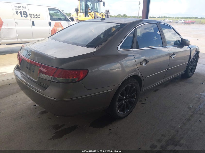 2009 Hyundai Azera VIN KMHFC46F89A388165 IAAI salvage auction — NORMAL WEAR, Original (Texas), sold $50 on 2026-07-17 (photo 4)