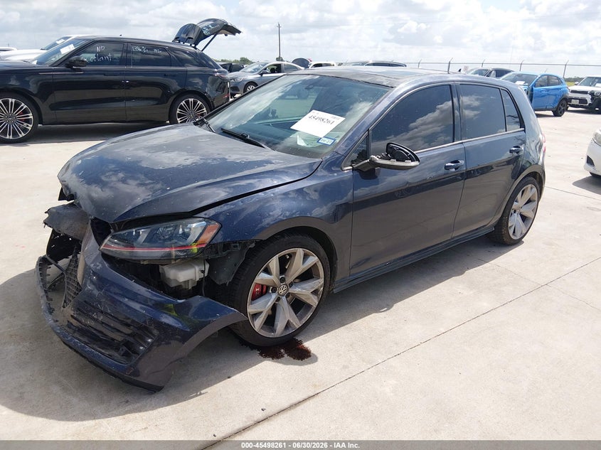 2017 Volkswagen Golf gti VIN 3VW547AU6HM072752 IAAI salvage auction — NORMAL WEAR, Original (Texas), sold $2,225 on 2026-07-10 (photo 2)