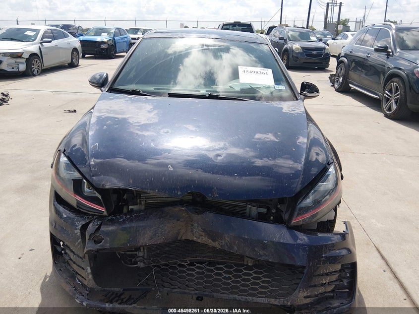 2017 Volkswagen Golf gti VIN 3VW547AU6HM072752 IAAI salvage auction — NORMAL WEAR, Original (Texas), sold $2,225 on 2026-07-10 (photo 6)