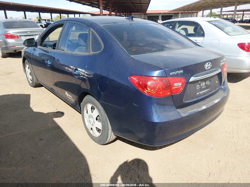 2010 Hyundai Elantra VIN KMHDU4AD5AU177969 IAAI salvage auction — NORMAL WEAR, Restored (Arizona), sold $800 on 2026-07-28 (photo 3)