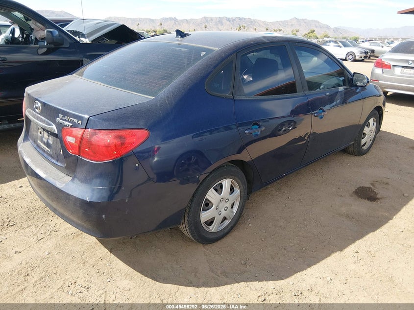 2010 Hyundai Elantra VIN KMHDU4AD5AU177969 IAAI salvage auction — NORMAL WEAR, Restored (Arizona), sold $800 on 2026-07-28 (photo 4)