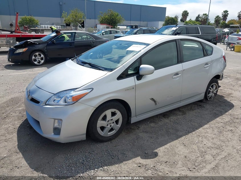 2011 Toyota Prius VIN JTDKN3DU5B0276749 IAAI salvage auction — REAR END, Salvage (California), sold $1,050 on 2026-07-29 (photo 2)