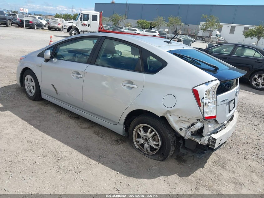 2011 Toyota Prius VIN JTDKN3DU5B0276749 IAAI salvage auction — REAR END, Salvage (California), sold $1,050 on 2026-07-29 (photo 3)