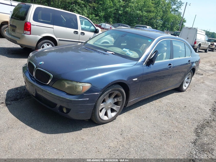2006 BMW 7 series VIN WBAHN83536DT26836 IAAI salvage auction — UNKNOWN, Parts Only Bos (Maryland), sold $25 on 2026-07-15 (photo 2)