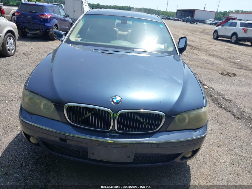 2006 BMW 7 series VIN WBAHN83536DT26836 IAAI salvage auction — UNKNOWN, Parts Only Bos (Maryland), sold $25 on 2026-07-15 (photo 6)
