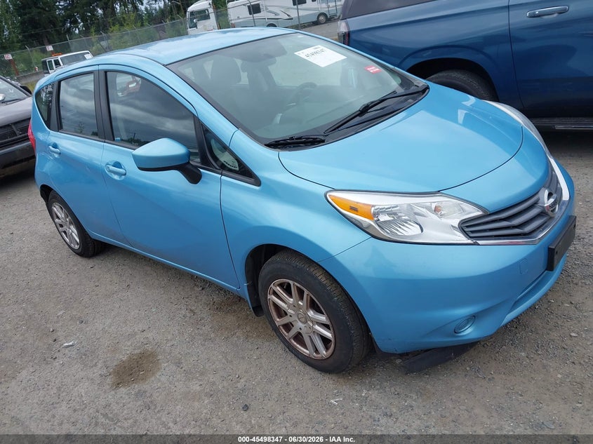 2015 Nissan Versa note VIN 3N1CE2CPXFL447629 IAAI salvage auction — NORMAL WEAR, Clear (Washington), sold $525 on 2026-07-08 (photo 1)