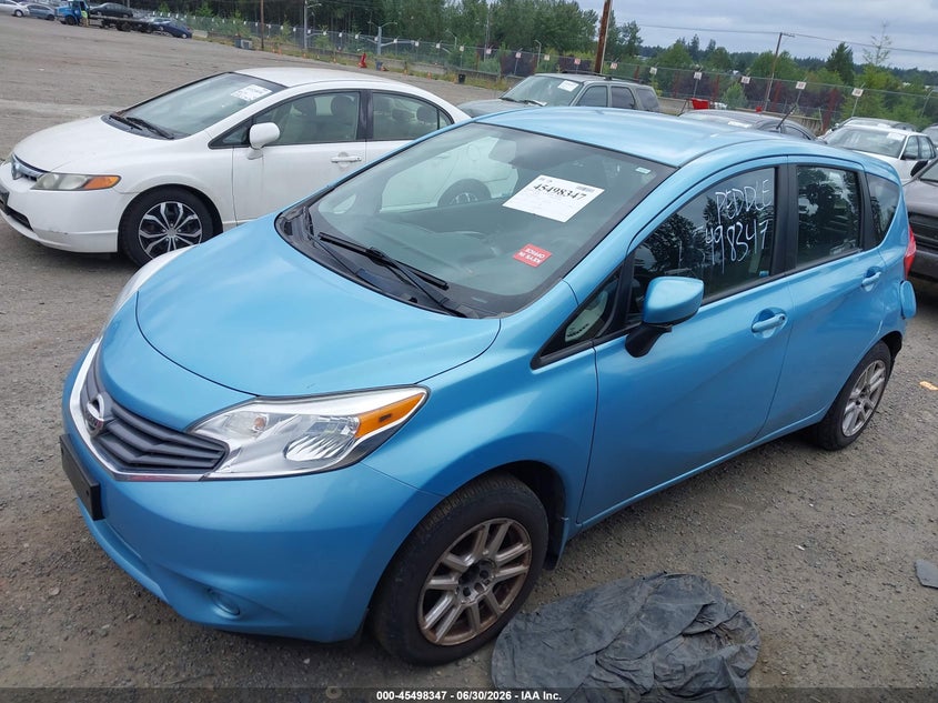 2015 Nissan Versa note VIN 3N1CE2CPXFL447629 IAAI salvage auction — NORMAL WEAR, Clear (Washington), sold $525 on 2026-07-08 (photo 2)