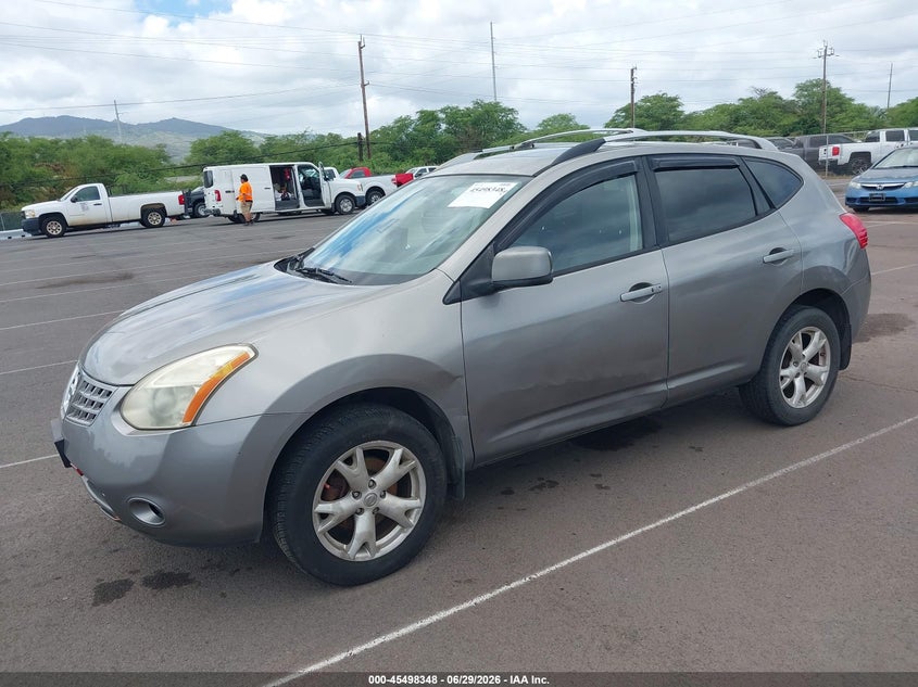 2008 Nissan Rogue VIN JN8AS58V28W120195 IAAI salvage auction — NORMAL WEAR, Clear (Hawaii), sold $100 on 2026-07-28 (photo 2)