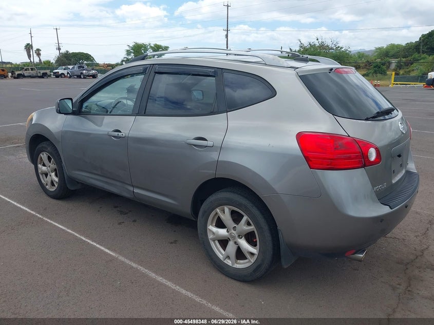 2008 Nissan Rogue VIN JN8AS58V28W120195 IAAI salvage auction — NORMAL WEAR, Clear (Hawaii), sold $100 on 2026-07-28 (photo 3)