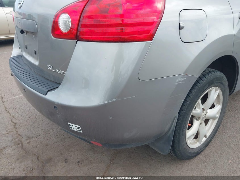 2008 Nissan Rogue VIN JN8AS58V28W120195 IAAI salvage auction — NORMAL WEAR, Clear (Hawaii), sold $100 on 2026-07-28 (photo 6)