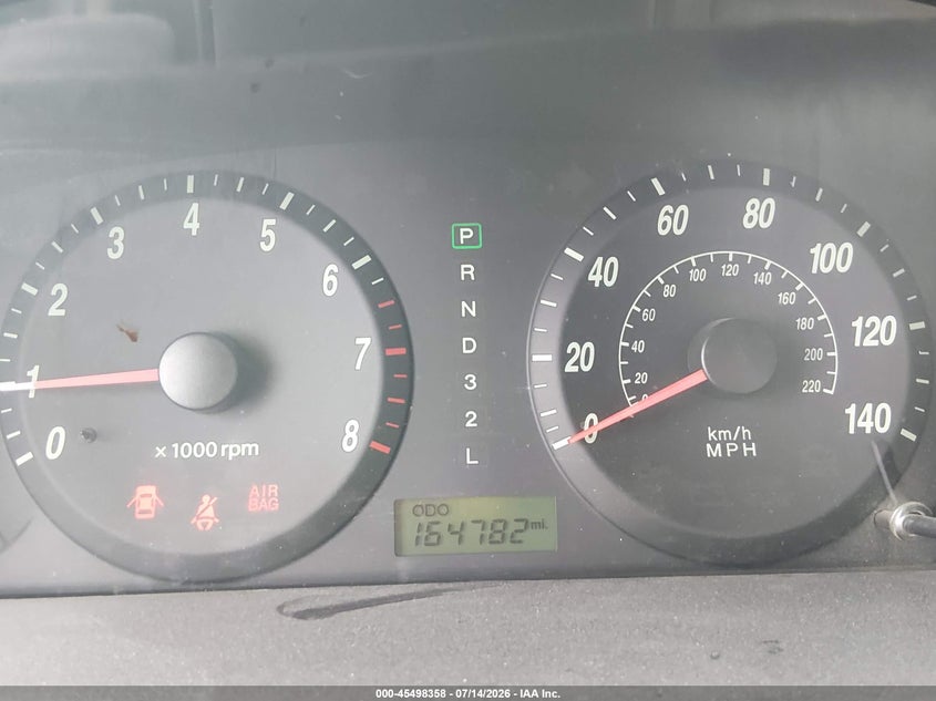 2005 Hyundai Elantra VIN KMHDN46D85U087436 IAAI salvage auction — FRONT END, Salvage (Nevada), sold $25 on 2026-07-24 (photo 7)