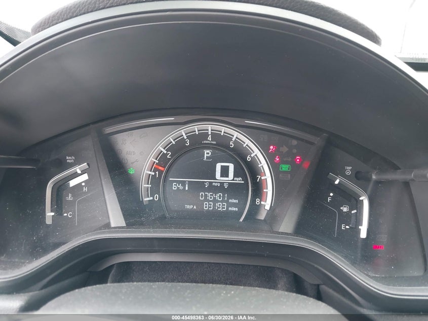 2017 Honda Cr-v VIN 7FARW5H39HE007726 IAAI salvage auction — SIDE, Salvage Title, sold $4,325 on 2026-07-22 (photo 7)
