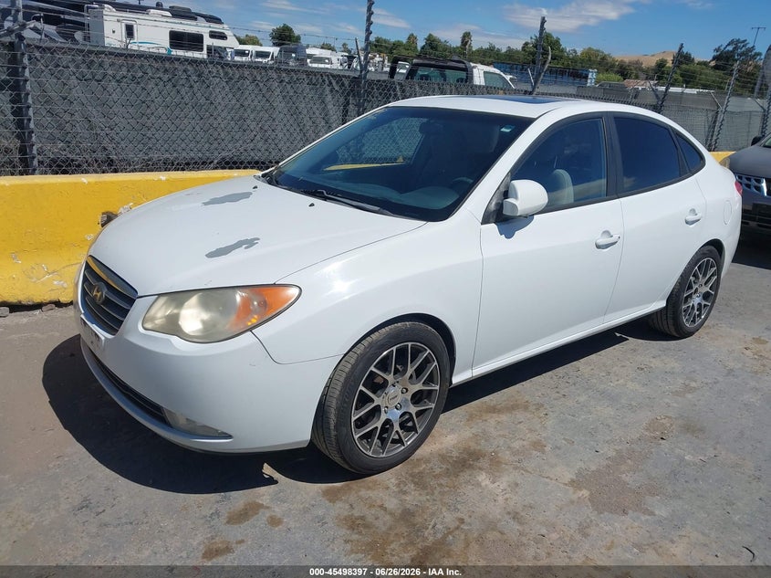 2007 Hyundai Elantra VIN KMHDU46D07U103425 IAAI salvage auction — NORMAL WEAR, Clear - Dealer Only (California), sold $850 on 2026-07-09 (photo 2)