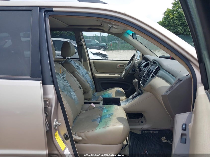 2006 Toyota Highlander VIN JTEEP21A260185273 IAAI salvage auction — NORMAL WEAR, Clear (Pennsylvania), sold $1,725 on 2026-07-17 (photo 5)