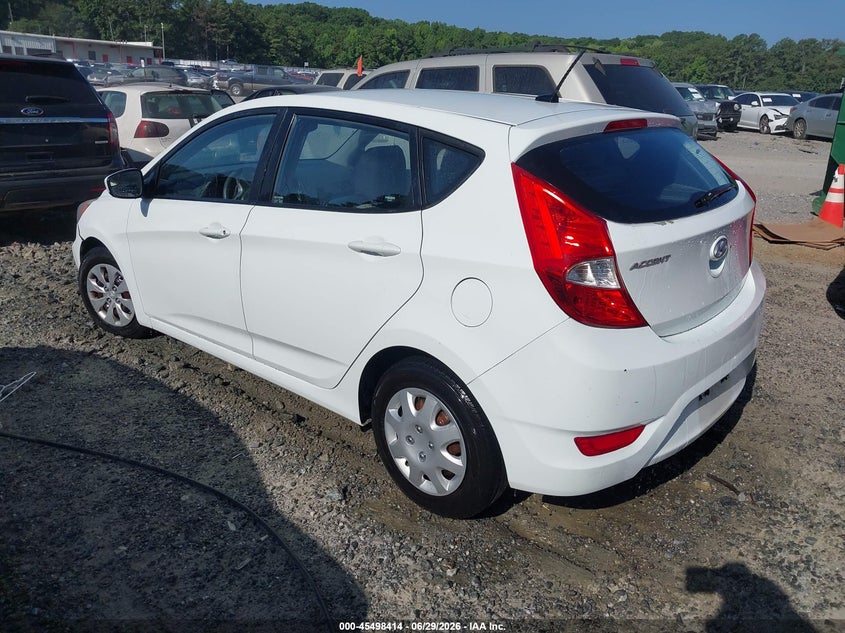 2015 Hyundai Accent VIN KMHCT5AE8FU213545 IAAI salvage auction — NORMAL WEAR, Repossession Paperwork (Georgia), sold $225 on 2026-07-21 (photo 3)