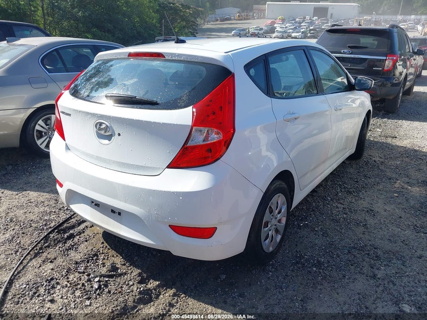 2015 Hyundai Accent VIN KMHCT5AE8FU213545 IAAI salvage auction — NORMAL WEAR, Repossession Paperwork (Georgia), sold $225 on 2026-07-21 (photo 4)