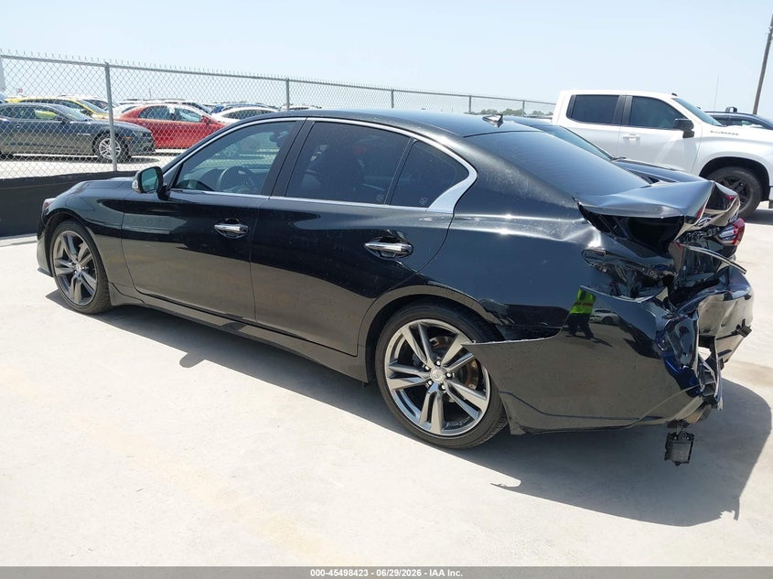 2021 Infiniti Q50 VIN JN1EV7CP1MM707358 IAAI salvage auction — REAR END, Salvage Title, sold $6,800 on 2026-09-03 (photo 3)