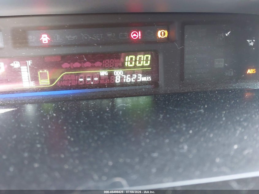 2012 Toyota Prius v VIN JTDZN3EUXC3109851 IAAI salvage auction — NORMAL WEAR, Repossession Paperwork (Georgia), sold $2,050 on 2026-07-21 (photo 7)