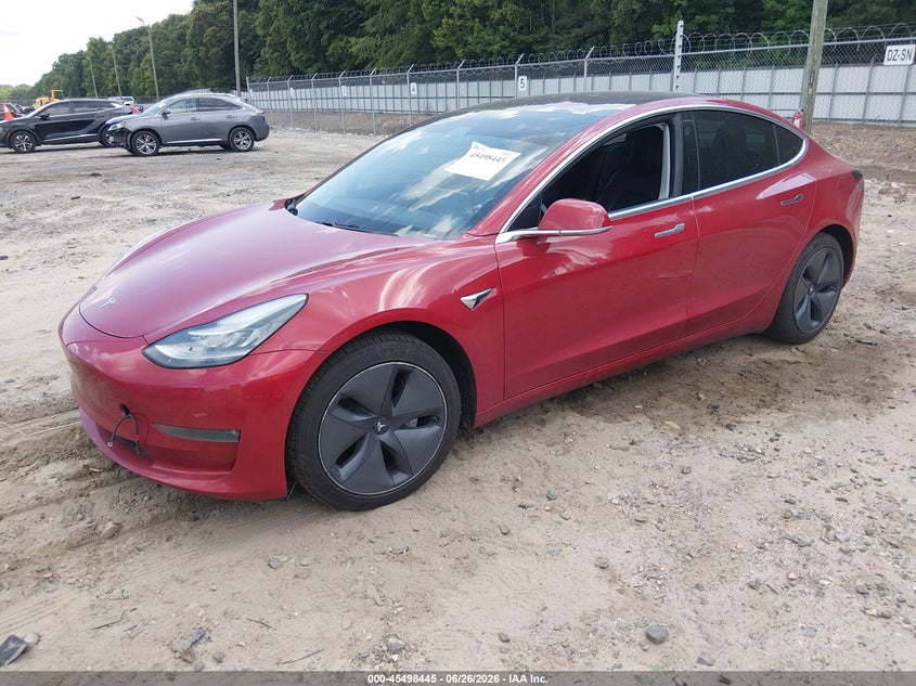 2018 Tesla Model 3 VIN 5YJ3E1EB2JF130167 IAAI salvage auction — ELECTRICAL, Clear (Georgia), sold $4,775 on 2026-07-09 (photo 2)