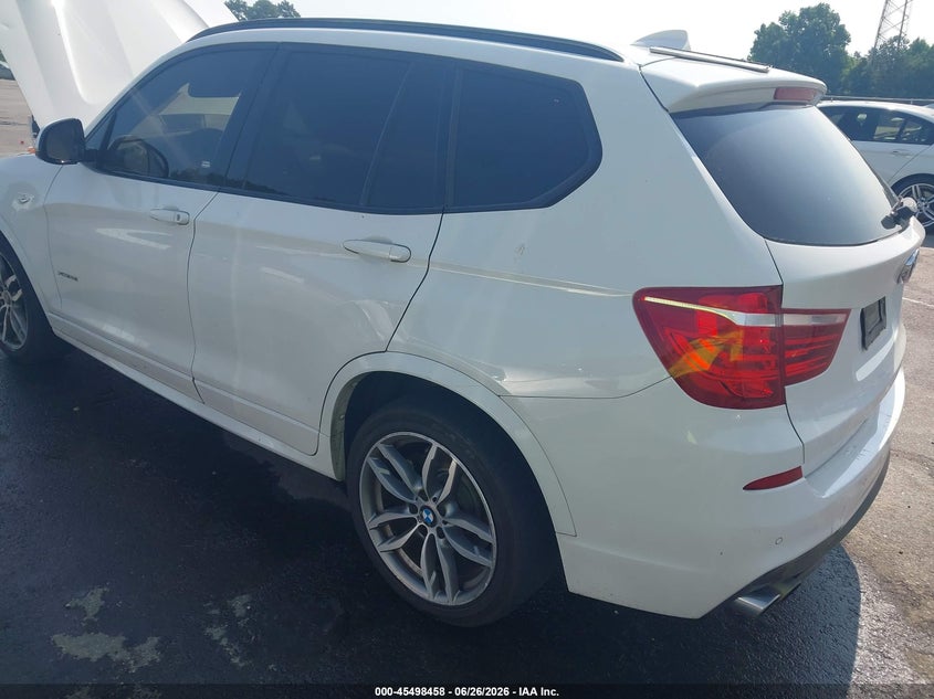 2017 BMW X3 VIN 5UXWX9C35H0T25172 IAAI salvage auction — NORMAL WEAR, Repossession Paperwork (Georgia), sold $300 on 2026-07-22 (photo 3)