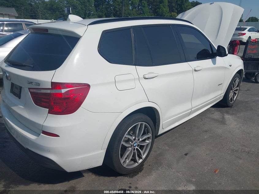2017 BMW X3 VIN 5UXWX9C35H0T25172 IAAI salvage auction — NORMAL WEAR, Repossession Paperwork (Georgia), sold $300 on 2026-07-22 (photo 4)