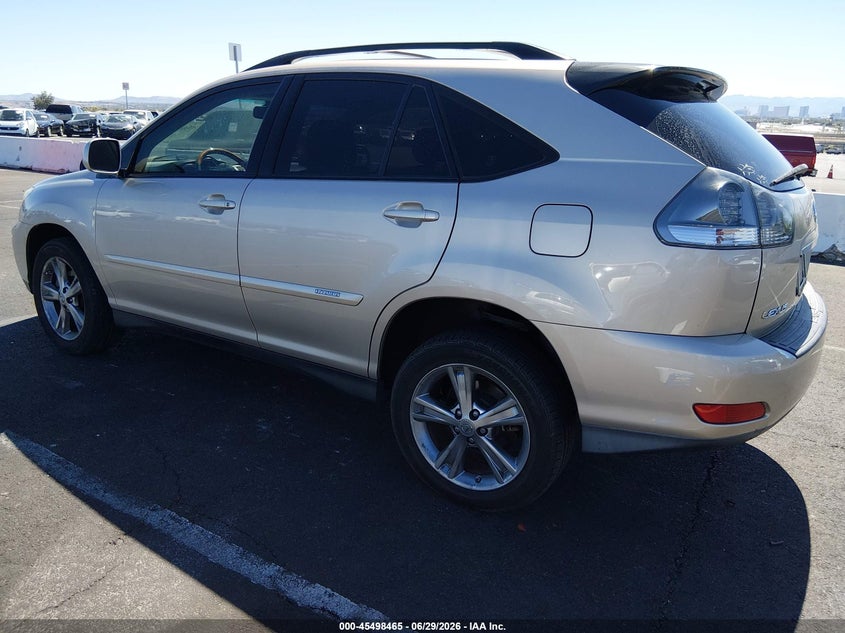 2007 Lexus Rx 400h VIN JTJHW31UX72020482 IAAI salvage auction — NORMAL WEAR, Clear (Nevada), sold $4,050 on 2026-07-31 (photo 3)