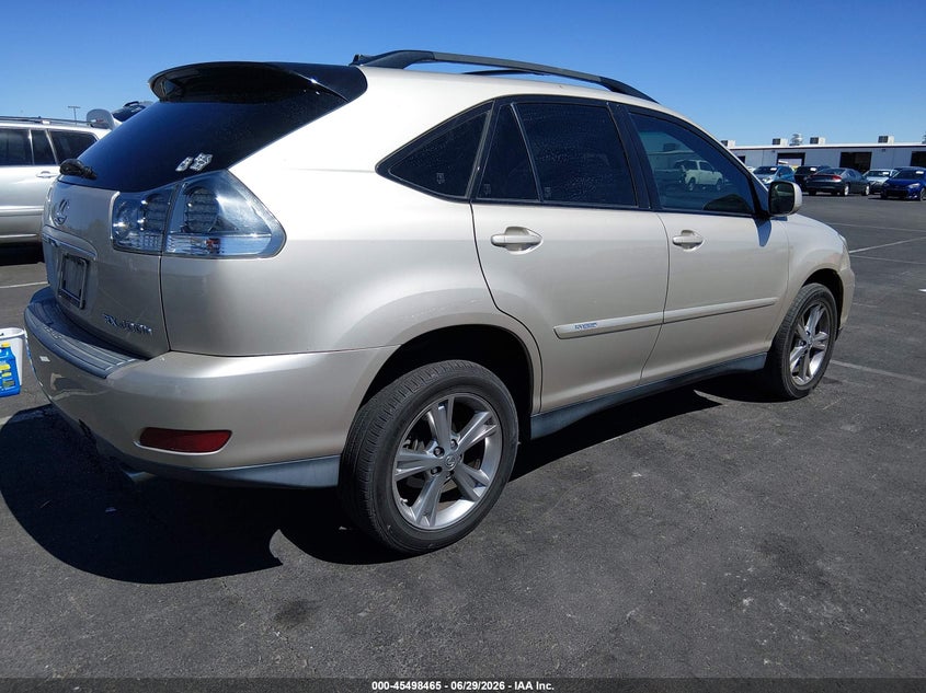 2007 Lexus Rx 400h VIN JTJHW31UX72020482 IAAI salvage auction — NORMAL WEAR, Clear (Nevada), sold $4,050 on 2026-07-31 (photo 4)