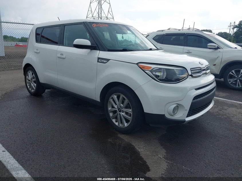 2017 Kia Soul VIN KNDJP3A57H7443020 IAAI salvage auction — NORMAL WEAR, Clear (Tennessee), sold $625 on 2026-07-28 (photo 1)