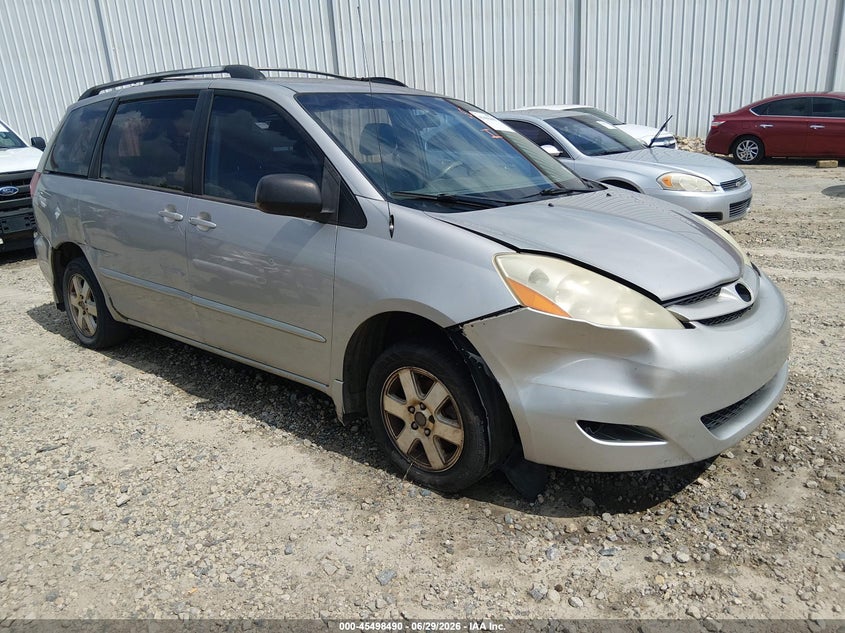 2006 Toyota Sienna VIN 5TDZA23C16S392479 IAAI salvage auction — NORMAL WEAR, Repossession Paperwork (Georgia), sold $450 on 2026-07-23 (photo 1)