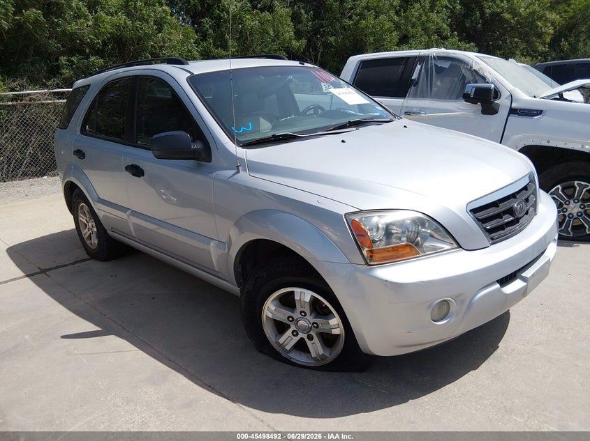 2007 Kia Sorento VIN KNDJD736475667118 IAAI salvage auction — NORMAL WEAR, Original (Texas), sold $400 on 2026-07-20 (photo 1)