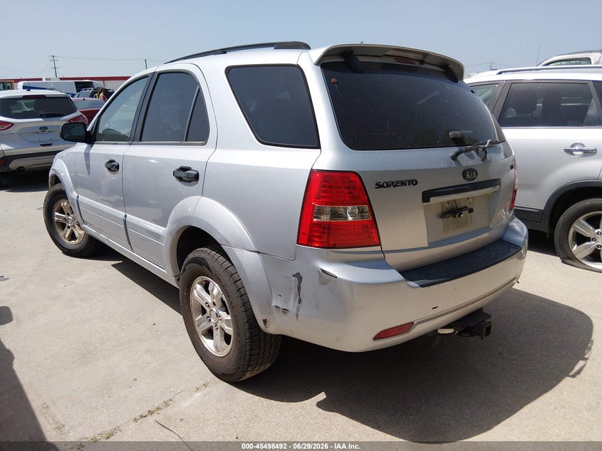 2007 Kia Sorento VIN KNDJD736475667118 IAAI salvage auction — NORMAL WEAR, Original (Texas), sold $400 on 2026-07-20 (photo 3)