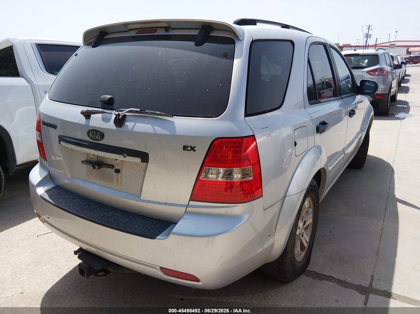 2007 Kia Sorento VIN KNDJD736475667118 IAAI salvage auction — NORMAL WEAR, Original (Texas), sold $400 on 2026-07-20 (photo 4)