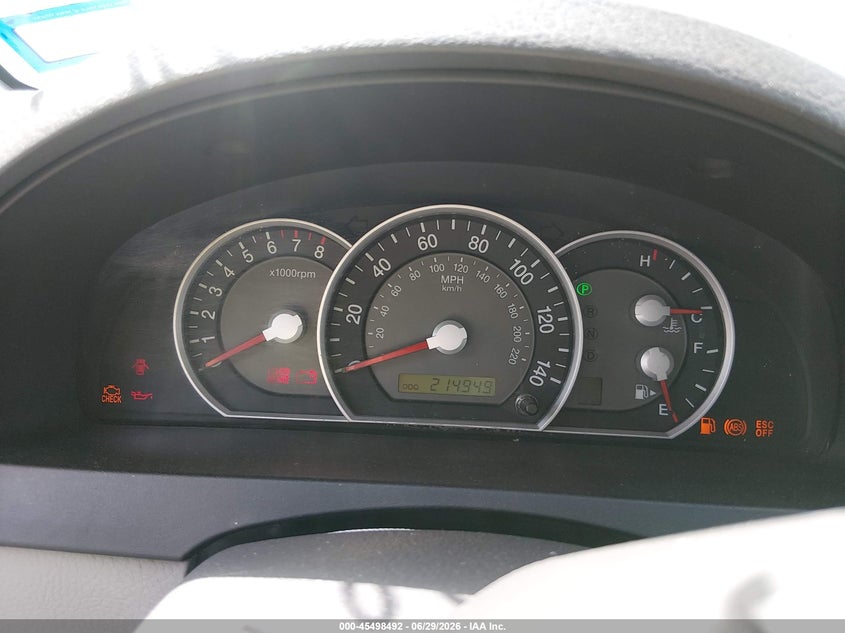 2007 Kia Sorento VIN KNDJD736475667118 IAAI salvage auction — NORMAL WEAR, Original (Texas), sold $400 on 2026-07-20 (photo 7)