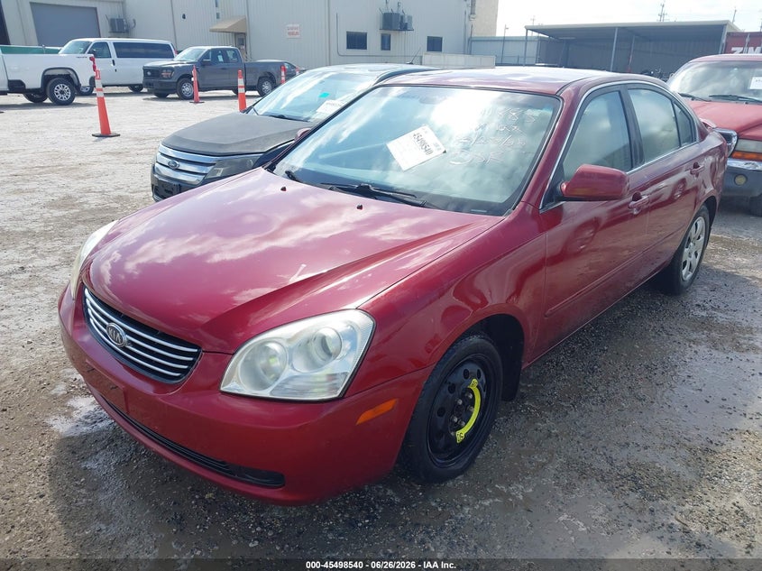 2007 Kia Optima VIN KNAGE123275111883 IAAI salvage auction — NORMAL WEAR, Original (Texas), sold $25 on 2026-07-29 (photo 2)