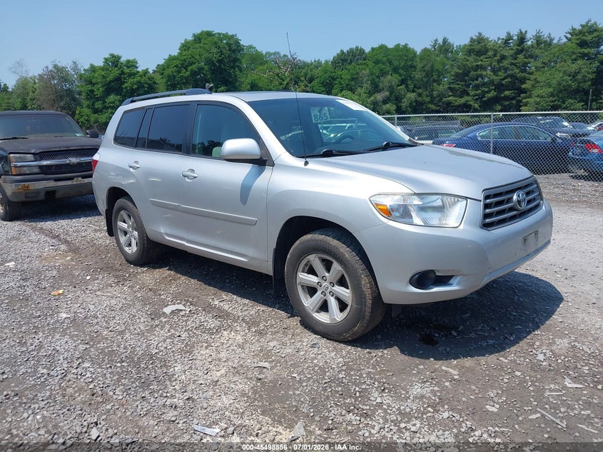 2010 Toyota Highlander VIN 5TDBK3EH9AS011709 IAAI salvage auction — NORMAL WEAR, Clear (New York), sold $3,375 on 2026-07-14 (photo 1)