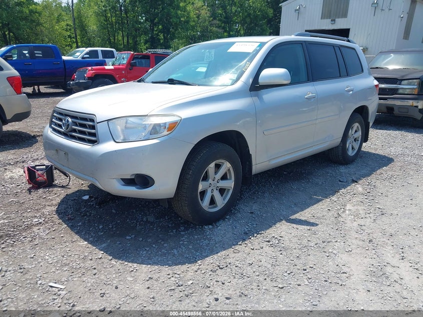 2010 Toyota Highlander VIN 5TDBK3EH9AS011709 IAAI salvage auction — NORMAL WEAR, Clear (New York), sold $3,375 on 2026-07-14 (photo 2)