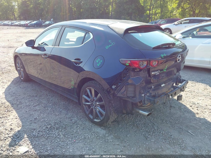 2020 Mazda 3 VIN JM1BPBLM2L1174780 IAAI salvage auction — REAR END, Wait Title, sold $75 on 2026-07-28 (photo 3)