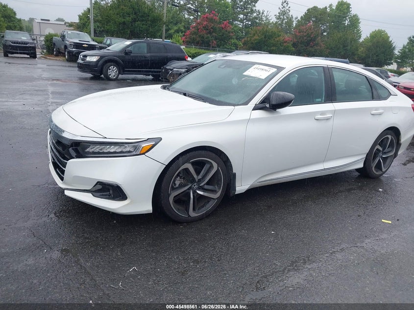 2022 Honda Accord VIN 1HGCV1F36NA106574 IAAI salvage auction — NORMAL WEAR, Salvage Rebuilt (North Carolina), sold $8,350 on 2026-07-29 (photo 2)