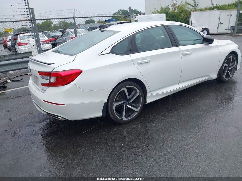 2022 Honda Accord VIN 1HGCV1F36NA106574 IAAI salvage auction — NORMAL WEAR, Salvage Rebuilt (North Carolina), sold $8,350 on 2026-07-29 (photo 4)