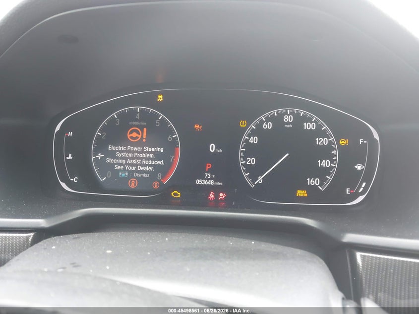 2022 Honda Accord VIN 1HGCV1F36NA106574 IAAI salvage auction — NORMAL WEAR, Salvage Rebuilt (North Carolina), sold $8,350 on 2026-07-29 (photo 7)