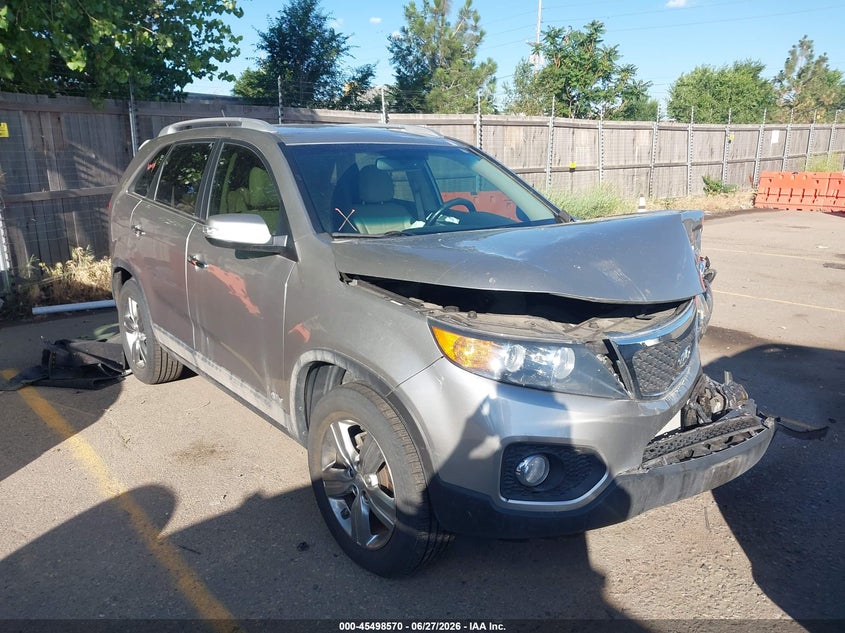2013 Kia Sorento VIN 5XYKUDA28DG349671 IAAI salvage auction — NORMAL WEAR, Clear (Colorado), sold $1,400 on 2026-07-07 (photo 1)