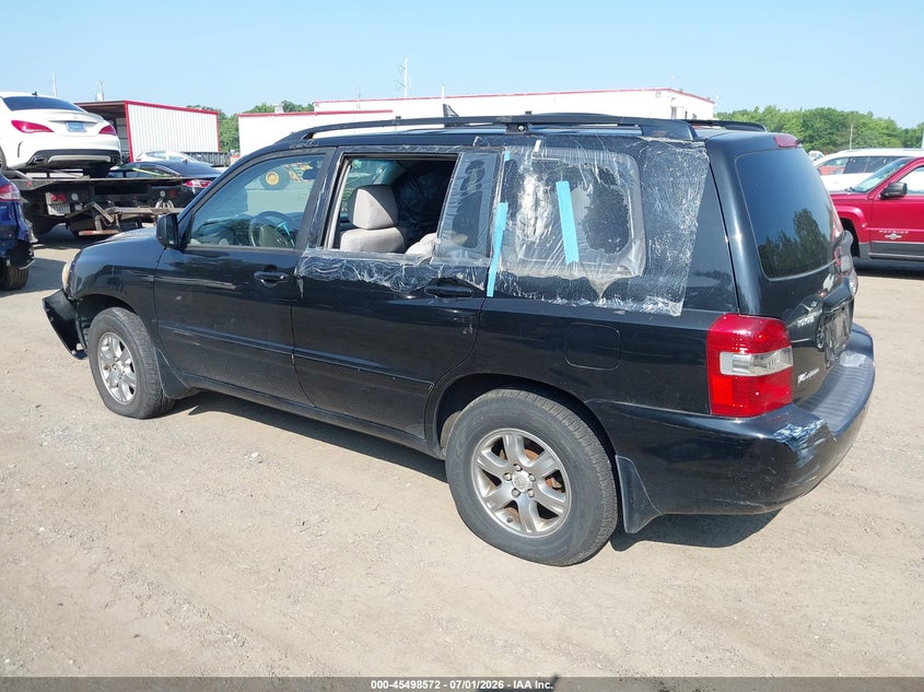 2005 Toyota Highlander VIN JTEEP21A650074580 IAAI salvage auction — ALL OVER, Parts Only Bos (Maryland), sold $25 on 2026-07-15 (photo 3)
