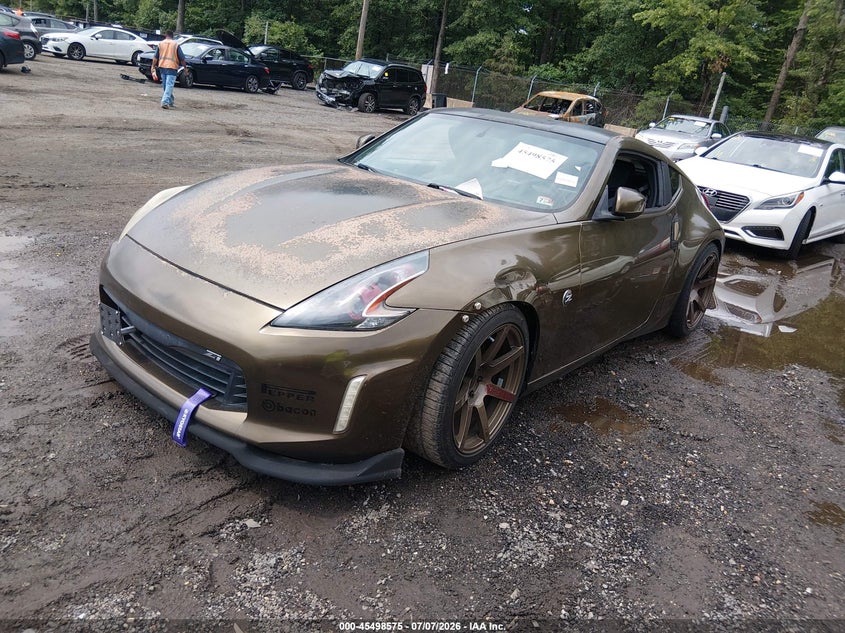 2013 Nissan 370z VIN JN1AZ4EH9DM880682 IAAI salvage auction — LEFT SIDE, Parts Only Bos (Maryland), sold $1,750 on 2026-07-15 (photo 2)