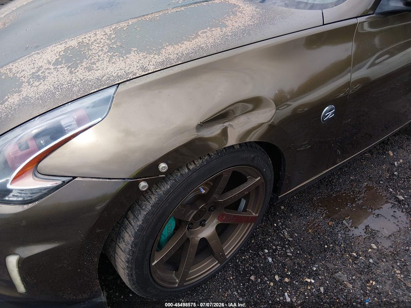 2013 Nissan 370z VIN JN1AZ4EH9DM880682 IAAI salvage auction — LEFT SIDE, Parts Only Bos (Maryland), sold $1,750 on 2026-07-15 (photo 6)